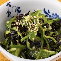 ピーマンの塩昆布和え