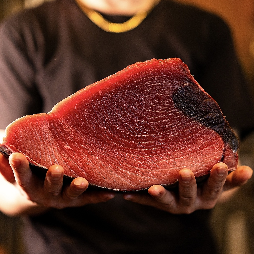 豊洲一の鮪仲卸『やま幸本鮪』をご用意！鮪の希少部位食べたことありますか？