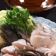 京野菜と天然くえ鍋