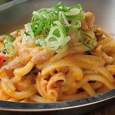 【おすすめ】牛ホルモン焼きうどん