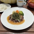料理メニュー写真 和風ハンバーグセット