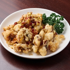 ソフトシェルクラブの山椒揚げ