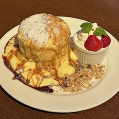 とろとろクレームブリュレのパンケーキ