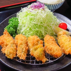 牡蠣フライ膳（牡蠣5個）