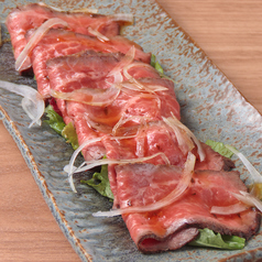 [1100円おつまみ]　和牛のローストビーフ