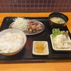 かしわ出汁正油焼き定食