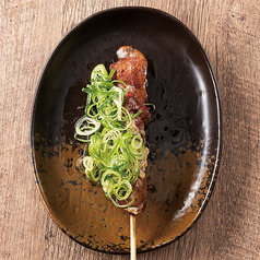 葱たっぷりごま塩レバー串