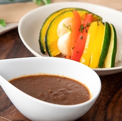 彩り野菜の特製カレーライス