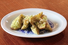 揚げナス山椒あえ