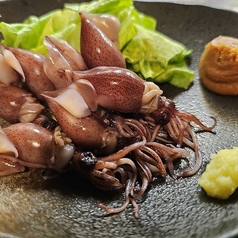 蛍烏賊の釜あげ