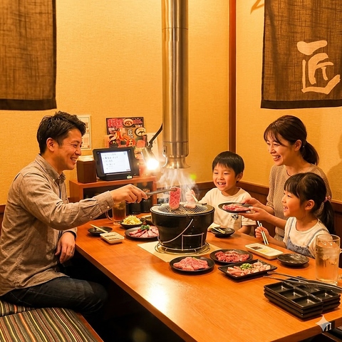 ファミリー大歓迎！家族でワイワイ楽しい時間をお過ごしください。