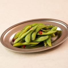 牛とか鶏とかのお出汁で漬けた枝豆