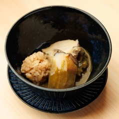 【逸品】 蒸し鮑肝ソース 追いシャリ