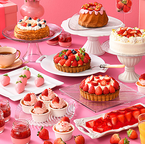 3.4.5月ランチ＆スイーツビュッフェ「Strawberry Sweets Holic」