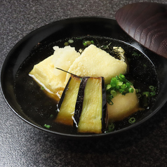 自家製豆腐の揚げ出し