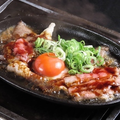 焼きしゃぶ　こだわり玉子のせ