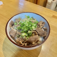 天かすの牛丼