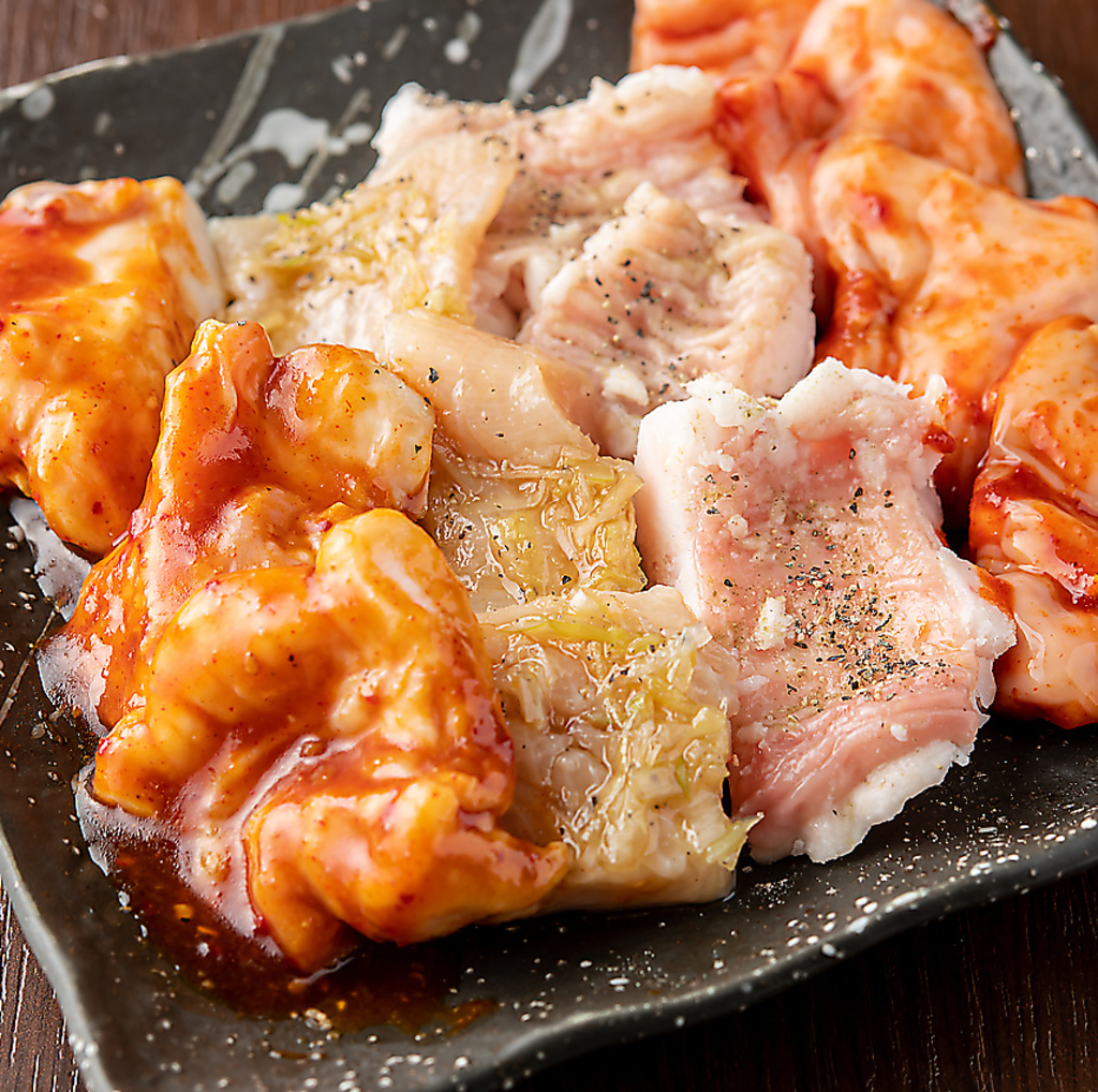 国産フレッシュホルモンを丁寧に下処理し、ベストな状態で提供いたします。