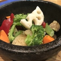 料理メニュー写真 彩り野菜のバーニャカウダーソース
