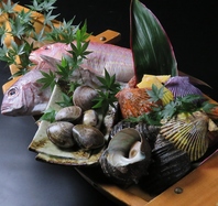 産地直送の新鮮な魚介類