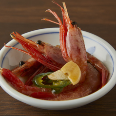 甘エビの醤油漬け/博多辛子明太子 生or炙り/博多すもつポン酢