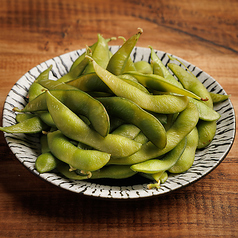 茹でた枝豆