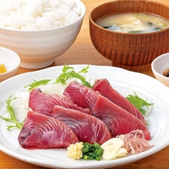 [新鮮]戻りかつお刺身　定食