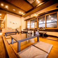 お好みのスタイルで楽しむ、シーン別のくつろぎ空間。