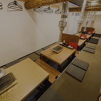 【広々としたお座敷】ご家族連れや団体様も大歓迎！