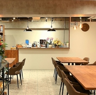 広々とした空間で周囲が気にならない！