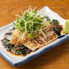 炙りしめ鯖のごま醤油