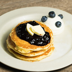 ブルーベリーコンポート＆バターパンケーキ