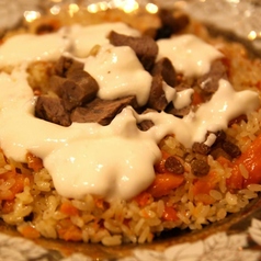 ポロ（ウイグル風ピラフ）ヨーグルト付の写真