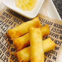 クリームチーズの春巻き揚げ