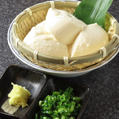 自家製ざる豆腐