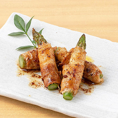 アスパラの肉巻き バター醤油