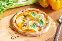 広島牡蠣と広島レモンのピザ | Oysters and Lemons Pizza