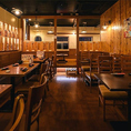 各種宴会などに最適！店内最大48名様まで貸切も可能となっております！大人数様でのご宴会も当店にお任せください！最大48名様までご案内可能な広々とした店内は、端から端まで見渡すことができる掘りごたつ個室を完備しております。乾杯の音頭や宴会途中の移動もスムーズ！各種宴会にぜひご利用ください。