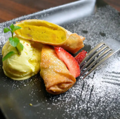 かぼちゃとさつまいもの揚げ春巻き