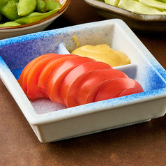 自家製酢味噌の冷やしトマト