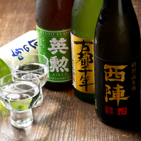 京都の4つの酒蔵から仕入れた拘りの日本酒