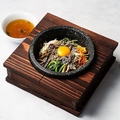 料理メニュー写真 自家製ナムルの石焼ビビンバ(スープ付き)