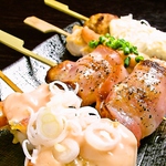 エビマヨ・ささみチーズ・トマトチーズ等　女性に人気の変わり串が充実☆