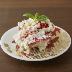 季節の果物の白和え/生しらす沖漬け/あん肝旨煮/牛ミノチャンジャ/数の子クリームチーズ