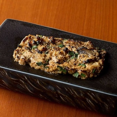 牡蠣と韮の焼きなめろう