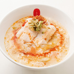 蒸し鶏の貝だくさん台湾粥