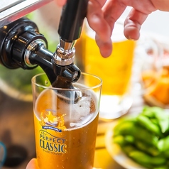 屋根ありビールサーバー付き席がおすすめ！