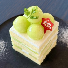 季節のフルーツショートケーキ(メロン)