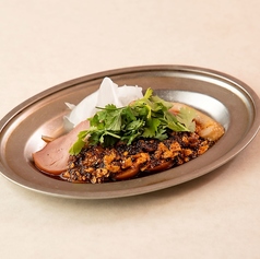 合鴨の麻辣パクチー