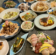 但馬地鶏をメインに。さまざまな逸品の数々